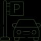 Parking space icon