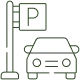 Parking space icon