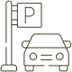 Parking space icon